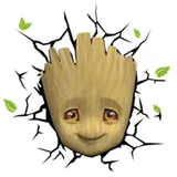 3Dlight Baby Groot Gelb