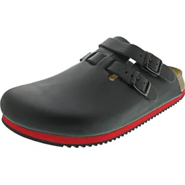Birkenstock Kay Superlauf, WB, Naturleder, schwarz/rot, normal, Größe 41