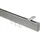 Interdeco GARDINENSTANGE INNENLAUF Smartline Paxo 480 cm (geteilt in 3 x 160 cm), 1-läufig, 14x35 mm Edelstahl-Optik