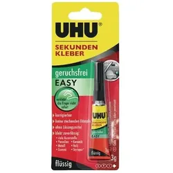 Uhu Sekundenkleber geruchsfrei EASY 3g farblos Tube