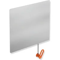 Hewi Kippspiegel 801.01.10036 600x540x6mm, mit Halter/Griff, koralle