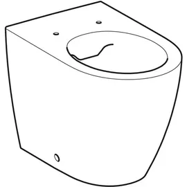 Geberit iCon Stand-WC mit WC-Sitz Weiß