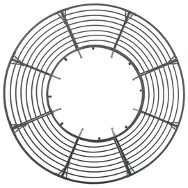 vidaXL Baumbank Ø 160 x 89 cm Grau