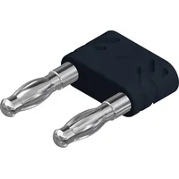 Hirschmann SKS Hirschmann KST sw 14/4 Kurzschlussbrücke Schwarz Stift-Ø: