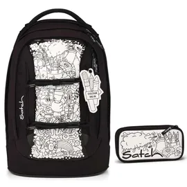 Satch Pack Artist schwarz/weiß