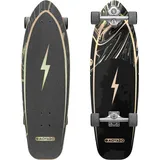 Longboard Skateboard 65 mm Vintage Cruiser SCHWARZ|SCHWARZ|sonnenblumenorange NO SIZE