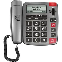 Amplicomms PowerTel 196 Telefon, Grau