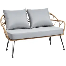 Idimex Cairo Loungeset braun/grau