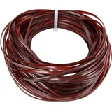 GORGECRAFT 5mm X 30m Rattan-Weberei Korbgeflecht Reparaturmaterial Kunststoff Flacher Korb Gewebtes Strickgewebe Synthetisches Rattan Gewebt Möbel-Reparatur-Set Für Heimwerker Taschen Stühle Sofas