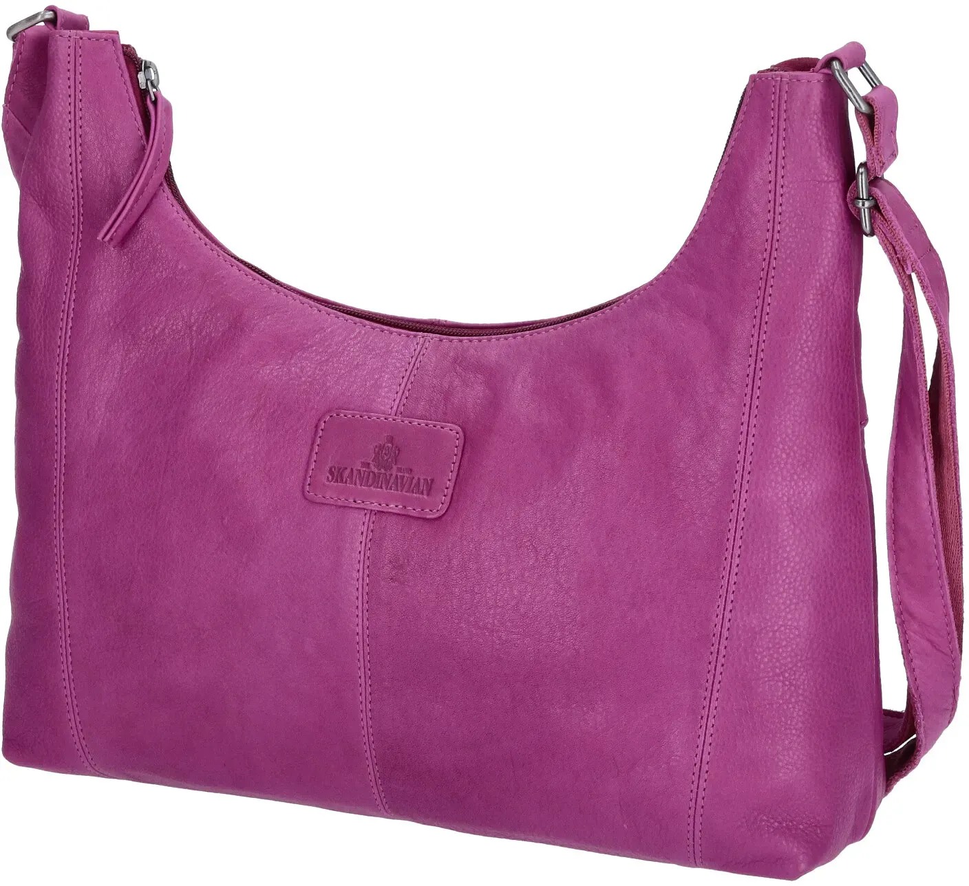 The Skandinavian Brand Leder Umhängetasche - Purple