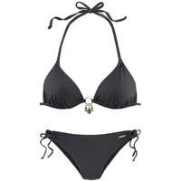 bruno banani Triangel-Bikini Damen schwarz Gr.38 Cup C/D