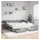 vidaXL Tagesbett 100 x 200 cm Hellgrau