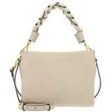 Coccinelle Boheme Grana Double Umhängetasche Leder Sandshell/Seagrass