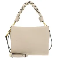 Coccinelle Boheme Grana Double Umhängetasche Leder Sandshell/Seagrass