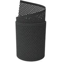 zaun|zu® Sichtschutz PP Premium gelocht 20 Prozent Streifen Anthrazit 2,55m