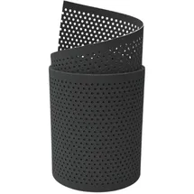 zaun|zu® Sichtschutz PP Premium gelocht 20 Prozent Streifen Anthrazit 2,55m