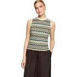 Zero Stricktop mit Muster in Nature/Brown | Gr.: 40