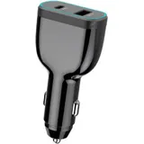 CoreParts USB-C Car Charger, Auto Adapter, Schwarz