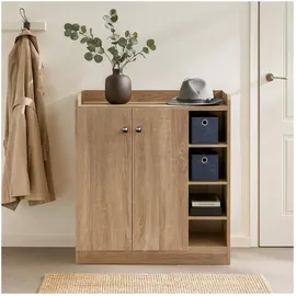 Hti-Living Sideboard 83 x 90 x 30 cm Beige