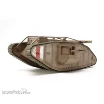 TAMIYA 300030057 - WWI Britische Panzer Mk. IV Male motor mit Figuren 1:35