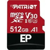 Patriot EP Pro Micro SDXC 1TB (microSDXC, 512 GB, U3 Class10 Sd-karte - Black