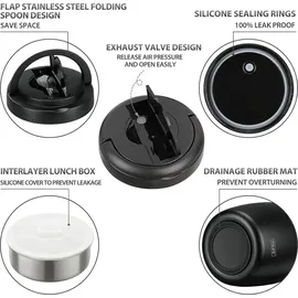 luxuskollektion Thermobehälter schwarz 0,97 l