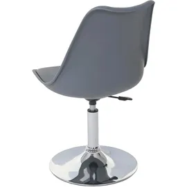Mendler Esszimmerstuhl Malmö T501 Kunstleder dunkelgrau 6er Set