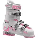 ROCES Idea Free Alpin-skischuhe - White / Deep Pink - 22.5-25.5
