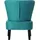 Paperflow Sessel Brighton Stoff 41 x 0 x 0 cm Blau vintage