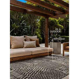 Ted Baker Barkham Wendeteppich 120 x 170 cm Schwarz/Weiß