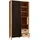 Forte Highboard 103,4 x 200,3 x 40,2 cm Schwarz
