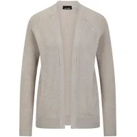 GOLDNER Strickjacke mit Strickbandblende Beige 23