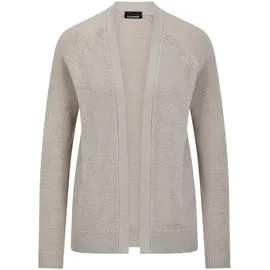 GOLDNER Strickjacke mit Strickbandblende Beige 23