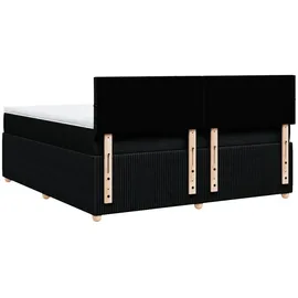 vidaXL Boxspringbett 180 x 200 cm Schwarz
