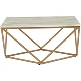 Beliani Couchtisch beige Holzwerkstoff, 80x41x80 cm