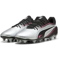 Puma King Match FG/AG Fußballschuhe - Silver / Black