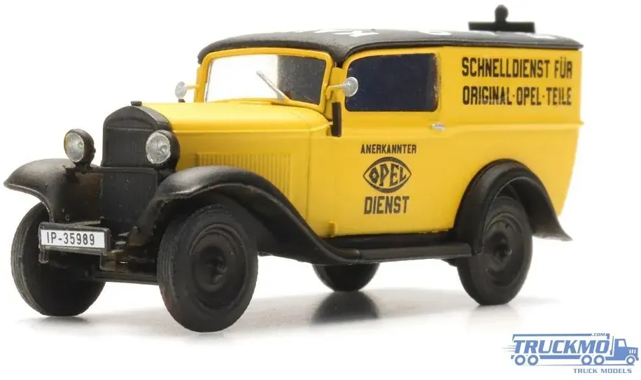 Artitec Fertigmodell Opel 1.2l Kastenwagen Opel Originalteile 387.651