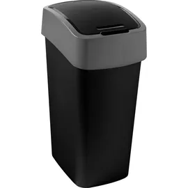 Curver Flip Bin 50 l schwarz/grau