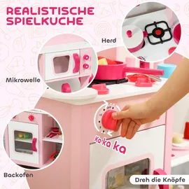aiyaplay Spiel-Küche Kinderküche mit Backofen, Herd, Spüle (310700)