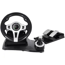 TRACER Roadster 4 in 1 Lenkrad- und Pedale-Set Schwarz PC / PS3 / PS4 / Xone