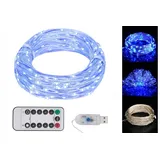 vidaXL LED-Lichterkette mit 300 LEDs Blau 30 m