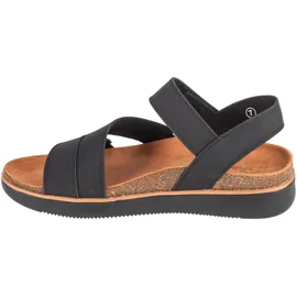 SKECHERS Damen Erhöhter Komfort Sandale, Schwarz, 40 EU