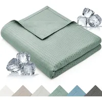 Blumtal Kühldecke 200x230 cm - Sommerdecke Bambus - Oeko-TEX