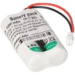 Lithium Batteriepack 3,6V 5200mAh kompatibel Notifier CR-4148
