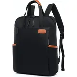 (Schwarz)Rucksack Wasserdicht Laptop-Rucksack Freizeitrucksack Anti-Diebstahl Tasche Große Kapazität Doppelter Reißverschluss ,für Arbeit d... - Schwarz