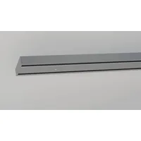 INDEKO Schienensystem INDEKO "Objektschiene", silber (silberfarben), L:250cm, Aluminium, Kunststoff, Gardinenstangen, Schienensystem, Innenlauf Gardinenschiene, Set inkl. Gleitern & Montagematerial