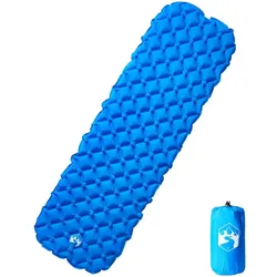 Aufblasbare Isomatte Blau 190x58x6 cm