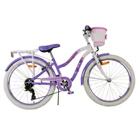 Volare Lovely 24" RH 33.5 cm lila 7-Gang Handbremsen