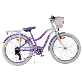 Volare Lovely 24" RH 33.5 cm lila 7-Gang Handbremsen