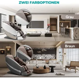 Naipo Aspria Massagesessel, Tai Chi Massagestuhl für Ganzkörpermassage mit Wärmetherapie, Meister für Nacken- und Schultermassage, für Zuhause, Hotels, Salons, Büros verwenden